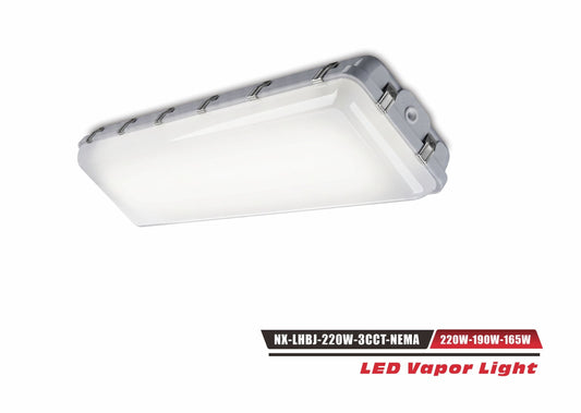 4 ft LED Vapor Tight Linear High Bay Fixture-NX-LHBJ-220W-3CCT-NEMA