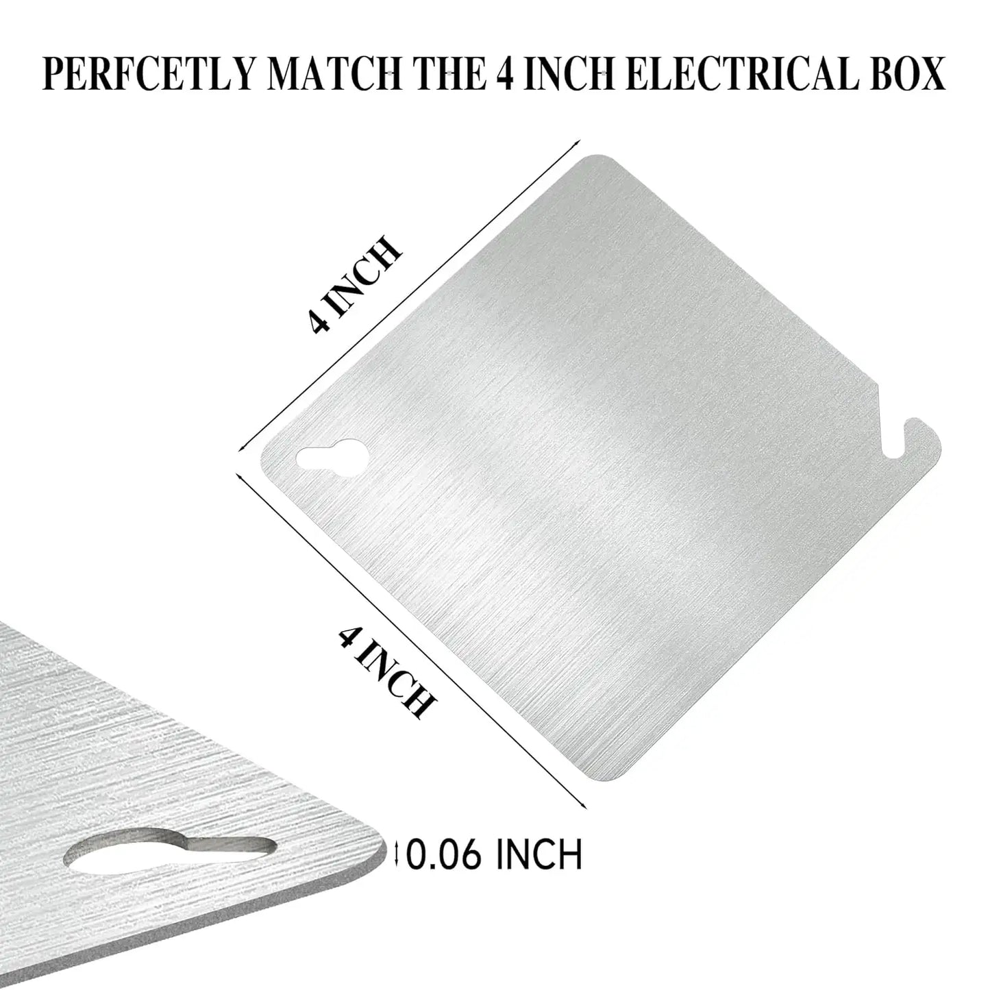 52C1 Square Box Cover 4"