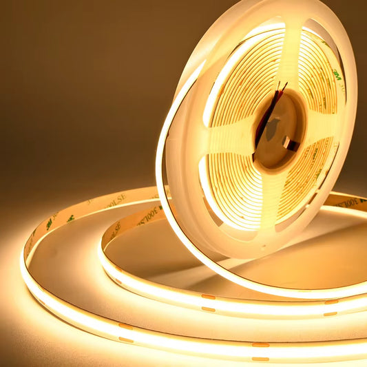NEXLED COB LED Strip Light ,8W/M, 24V, 840lm/m, Multi IP Rating, 5M Roll (UL Listed)