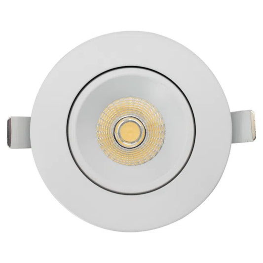 Votatec 4 inch Luna regressed gimbal pot light, 5CCT
