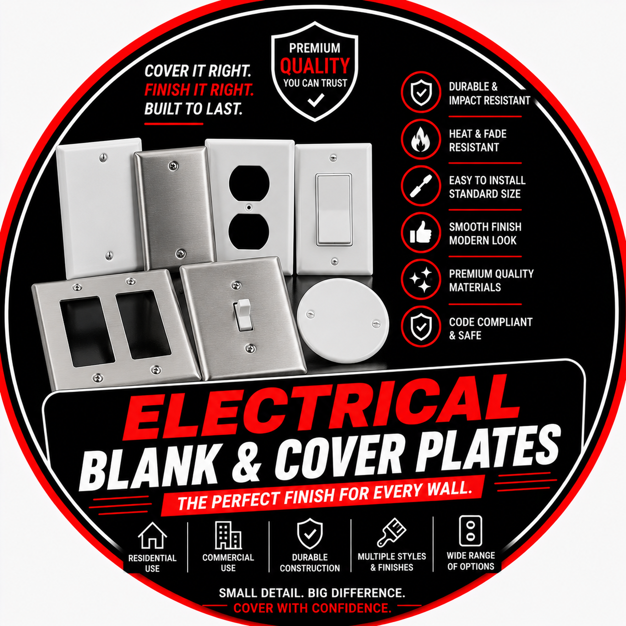 Electrical Blank and Cover Plates