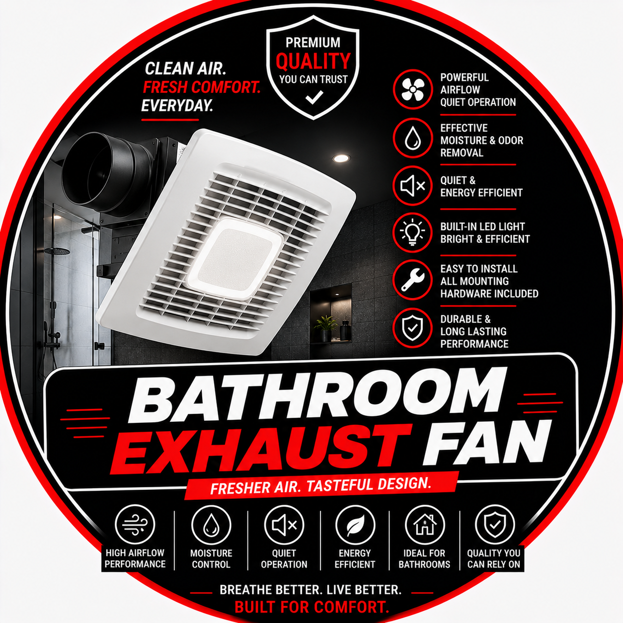 Bathroom Exhaust fans