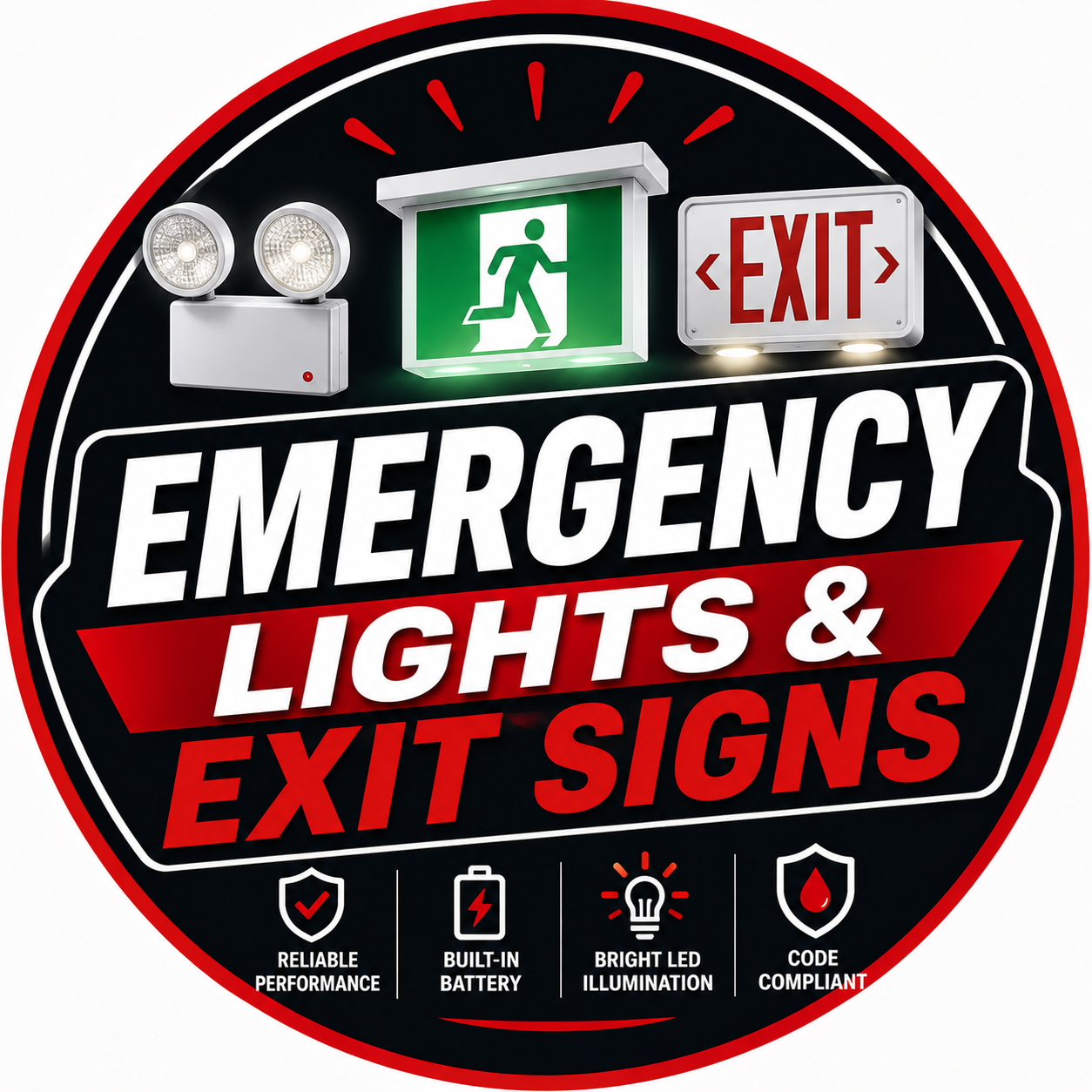 Emergency Lights & Exit Signs