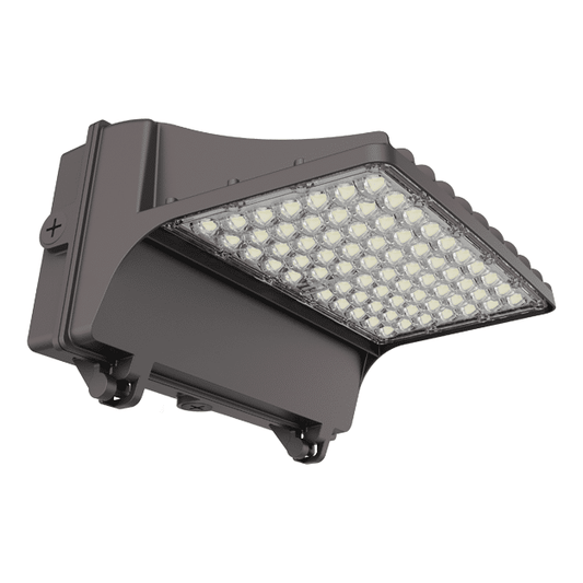 Votatec Full Cut-Off LED Wall Pack 120W|120V-347V|3CCT & Wattage Adjustable, Bronze, Photocell