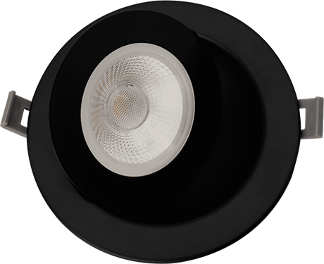 Votatec 4" Multi-Directional Gimbal 360 degree LED Pot Light — 5CCT (White/Black)