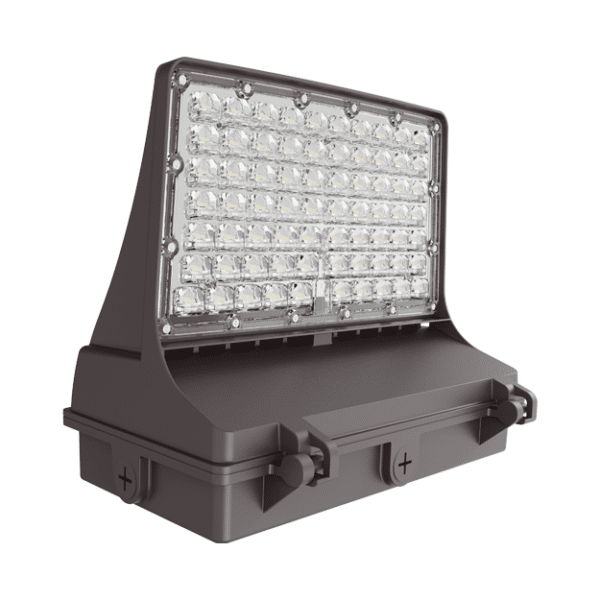 Votatec Full Cut-Off LED Wall Pack 120W|120V-347V|3CCT & Wattage Adjustable, Bronze, Photocell