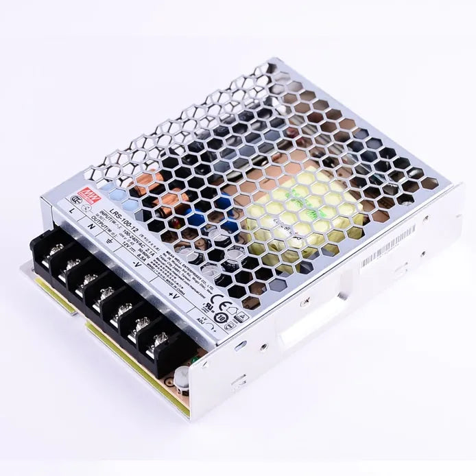 MeanWell 24V LED Driver — UL Certified, Hard Wired