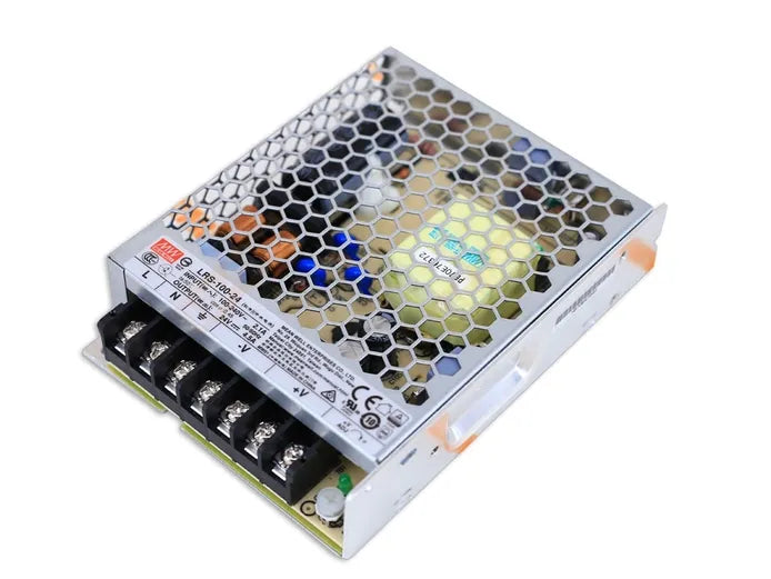 MeanWell 24V LED Driver — UL Certified, Hard Wired