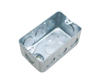1110 utility metal box with knockouts