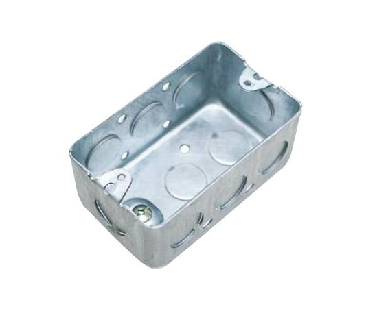 1110 utility metal box with knockouts