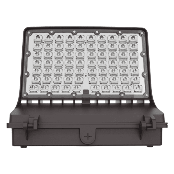 Votatec Full Cut-Off LED Wall Pack 120W|120V-347V|3CCT & Wattage Adjustable, Bronze, Photocell