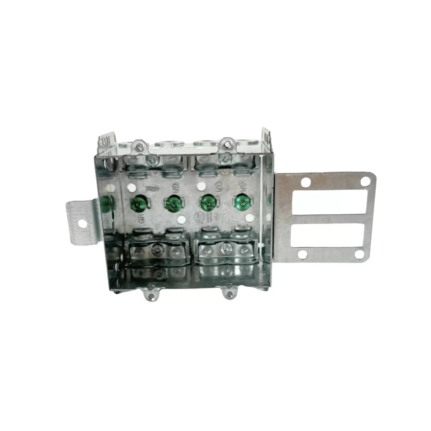 2104-LSSA2X Steel Stud Two Gang Box — 2-1/2" Deep, Wraparound Bracket