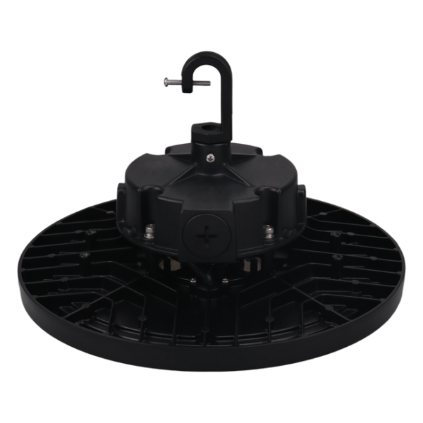 Votatec UFO LED High Bay 150W|120V-347V|12000-22500lm, Wattage & CCT Selectable, Black