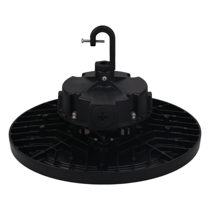 Votatec UFO LED High Bay 240W|120V-347V|CCT, Beam Angle & Wattage Adjustable, Black