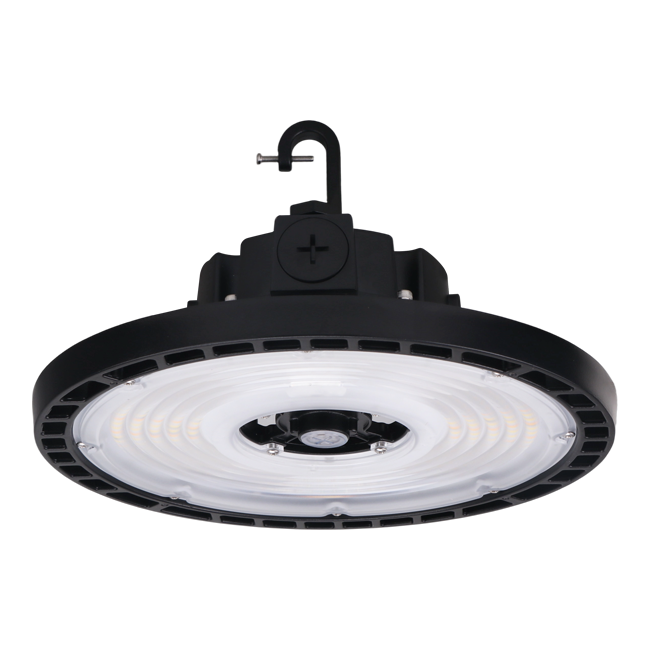 Votatec UFO LED High Bay 150W|120V-347V|12000-22500lm, Wattage & CCT Selectable, Black