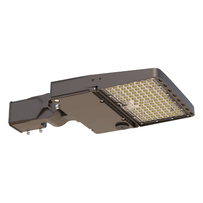 Votatec LED Shoebox Area Light 150W/200W/240W ADJ, Photocell, 3CCT, Type III, IP65