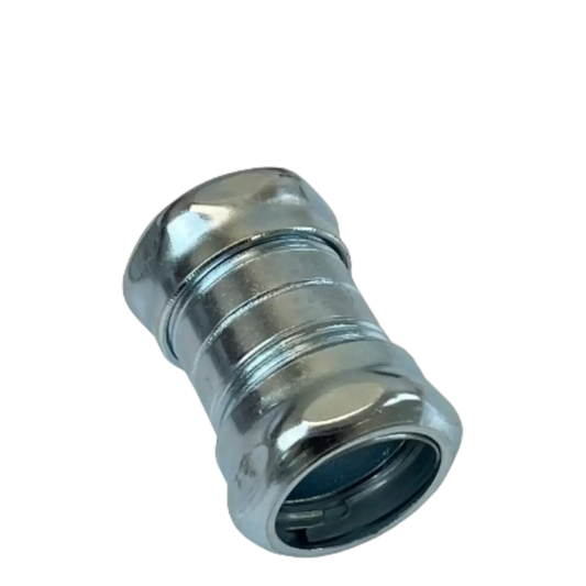 EMT compression couplings, raintight steel