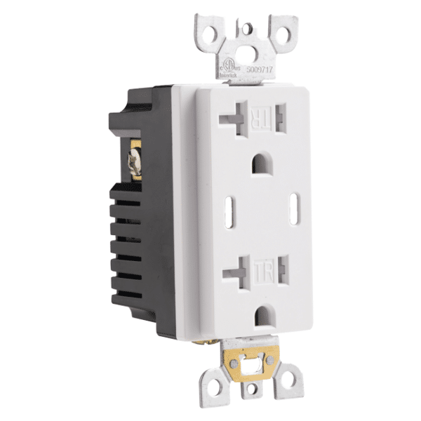 20A USB Receptacle Type C+C, Tamper-Resistant, 5V DC 4.8A