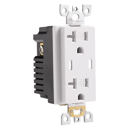20A USB Receptacle Type C+C, Tamper-Resistant, 5V DC 4.8A