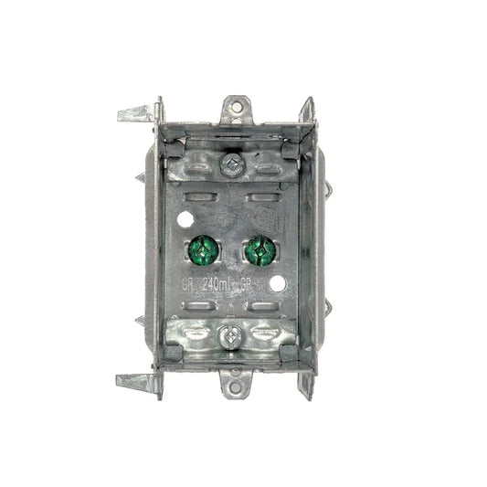 2104-LLE one gang welded box with nailing loop