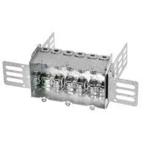 2104-LSSA3X steel stud three gang box with bracket