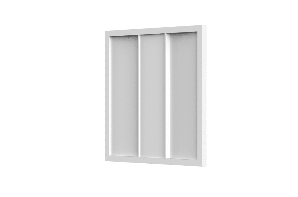 Votatec 2x2 architectural LED troffer, 3-way CCT