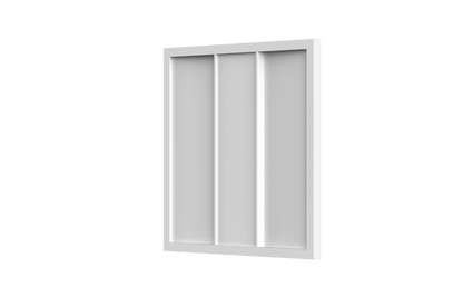 Votatec 2x2 architectural LED troffer, 3-way CCT