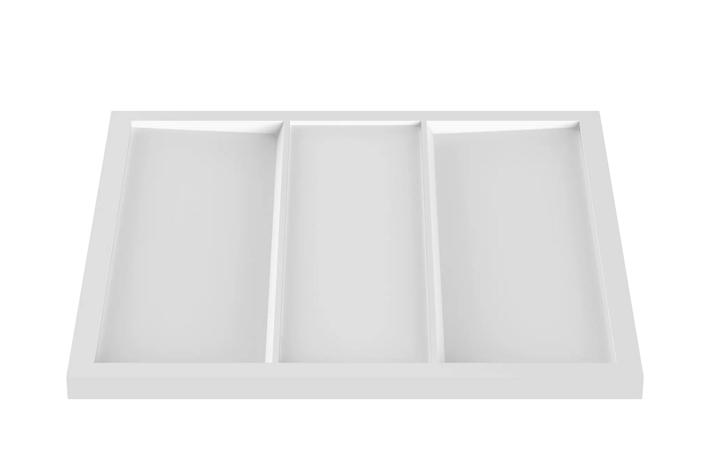 Votatec 2x2 Architectural LED Troffer — 3-Way CCT & Watt Adj, 100-347V