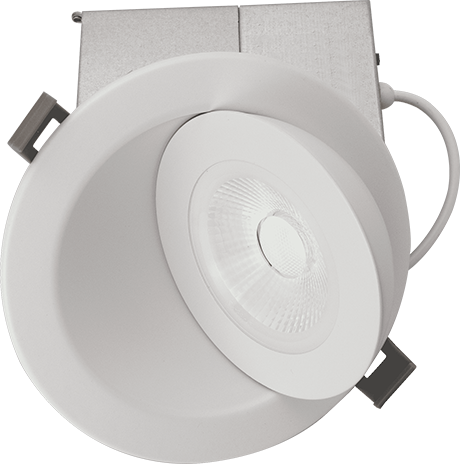 Votatec 4" Multi-Directional Gimbal 360 degree LED Pot Light — 5CCT (White/Black)