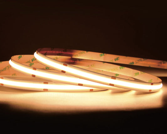 12V COB LED strip light reel, 480 LEDs per meter