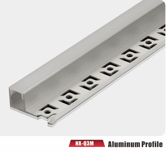 Edge / Under-Stair Drywall LED Aluminum Profile – NX-Q3M (3M / 10ft)