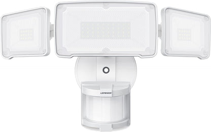 Security LED Light with 2/3-Head Motion Sensor — 20W 1800LM Outdoor