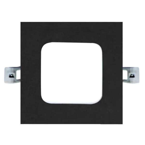 Votatec 4" Square Slim LED Pot Light — 5-CCT (White/Black)