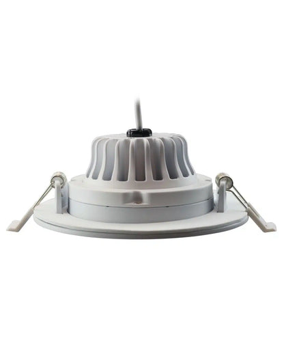 Votatec Encastré DEL orientable 4 po 5-CCT, rotation de 360°, COB (blanc/noir)