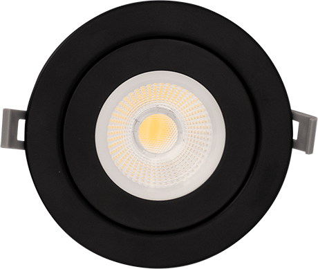 Votatec 4" Multi-Directional Gimbal 360 degree LED Pot Light — 5CCT (White/Black)