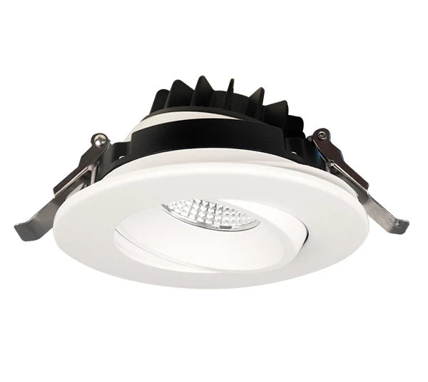 4 inch LED flat regressed gimbal pot light, 12W