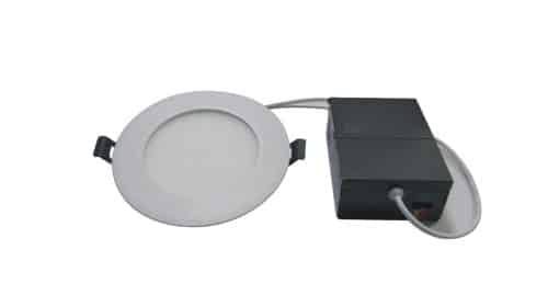 Votatec 4" Slim LED Pot Light 6 Way CCT Adjustable, Wet Location (White/Black)