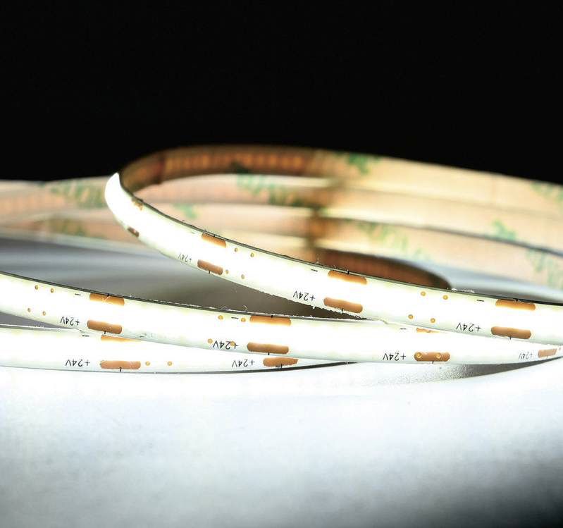 24V COB LED Strip Light 480 LEDs/m, RA90, UL Listed