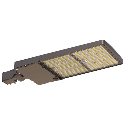 LED Shoebox Area Light 240W/300W/400W/500W ADJ, 3CCT, Type III, IP65