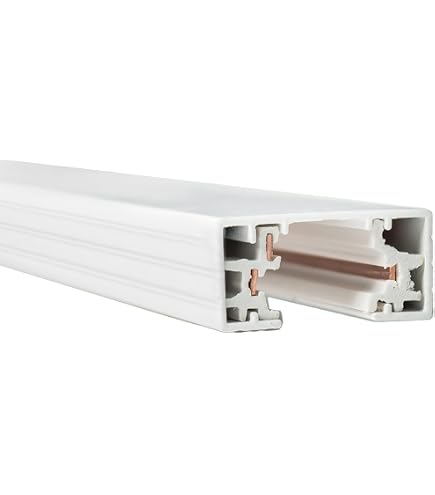 Votatec H-Track Rail 4 ft , 3 wire, Single Circuit led track , White or Black