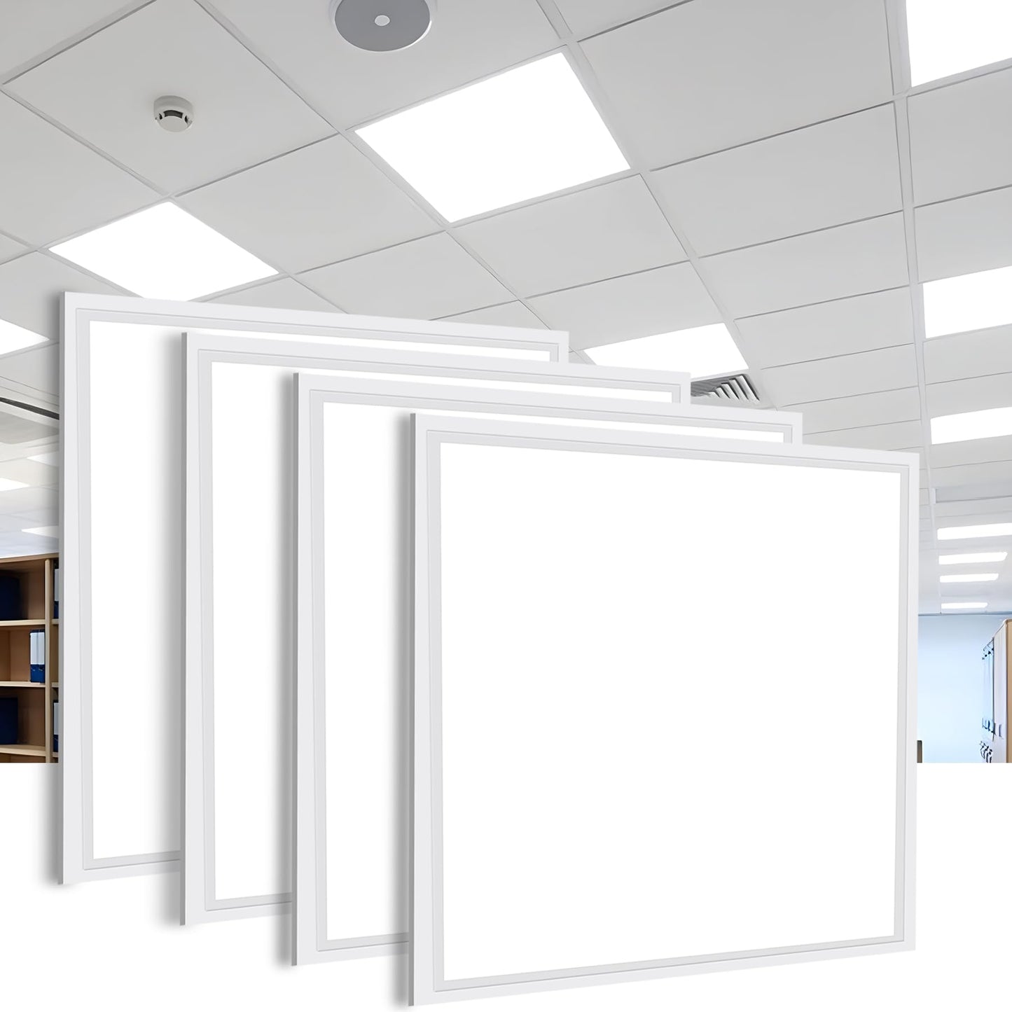 Votatec 2x2 Back-Lit LED Panel  5Way CCT & Wattage Adjustable, 100-347V
