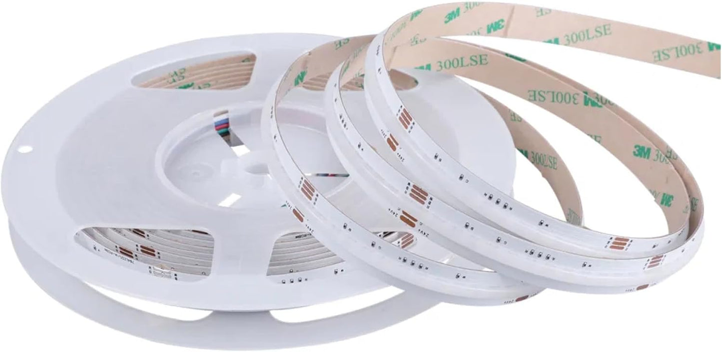 NEXLEDS RGBW COB LED strip light, 16W per meter, 24V