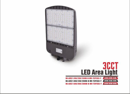 LED Area / Street Light, Wattage-Select 150-240W – NX-ARS7-240 with Mounting bracket