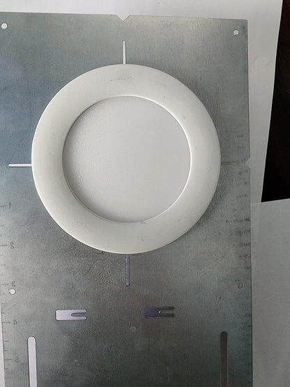 4" Flat New Construction Mounting Plate for Pot Lights