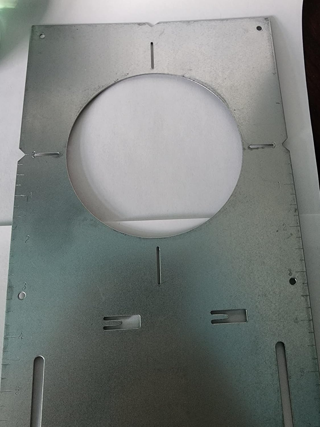 4" Flat New Construction Mounting Plate for Pot Lights