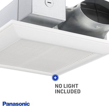 Panasonic WhisperValue DC Bathroom Fan FV-0510VS1 -50/80/100 CFM, White