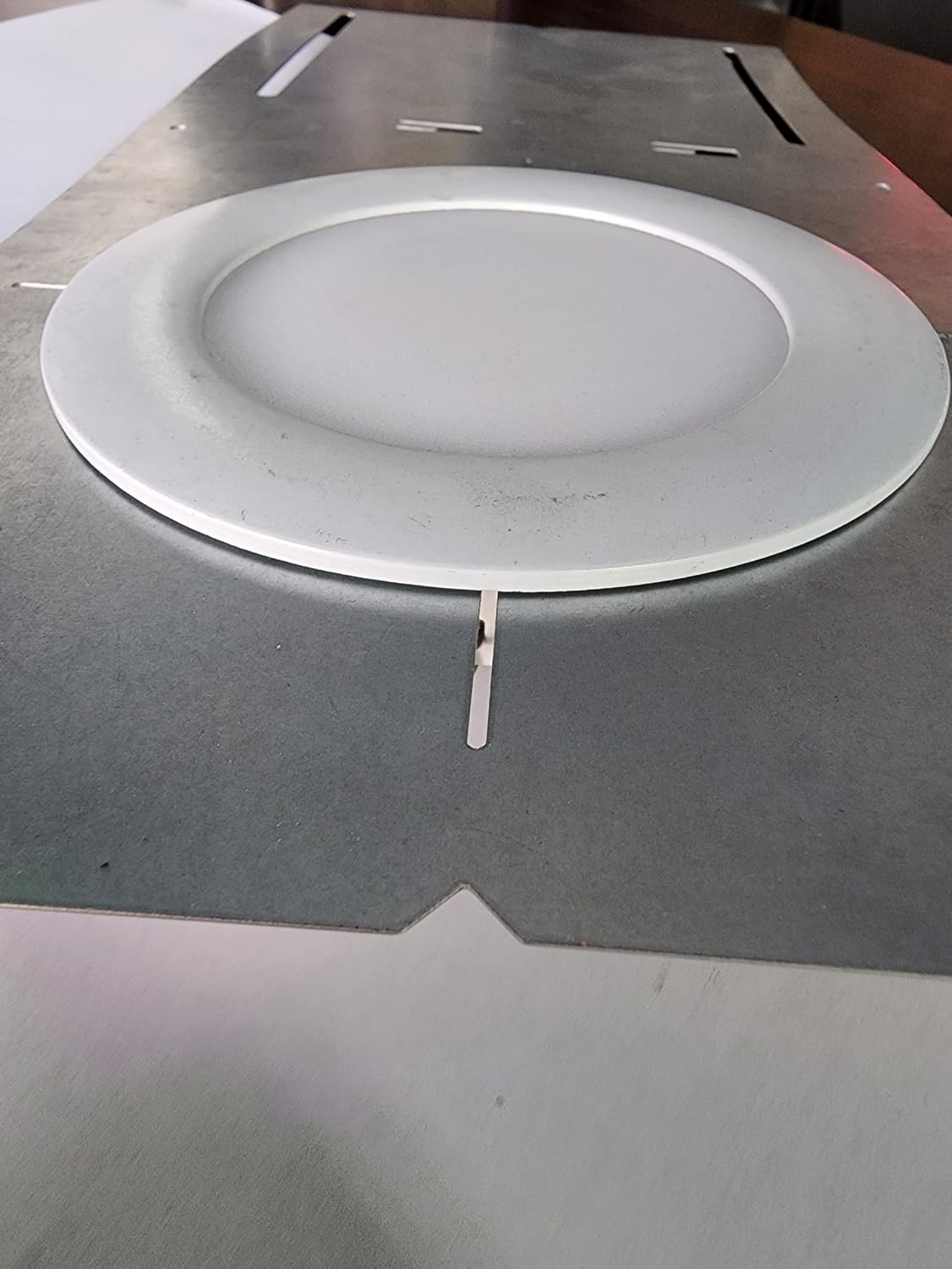 4" Flat New Construction Mounting Plate for Pot Lights