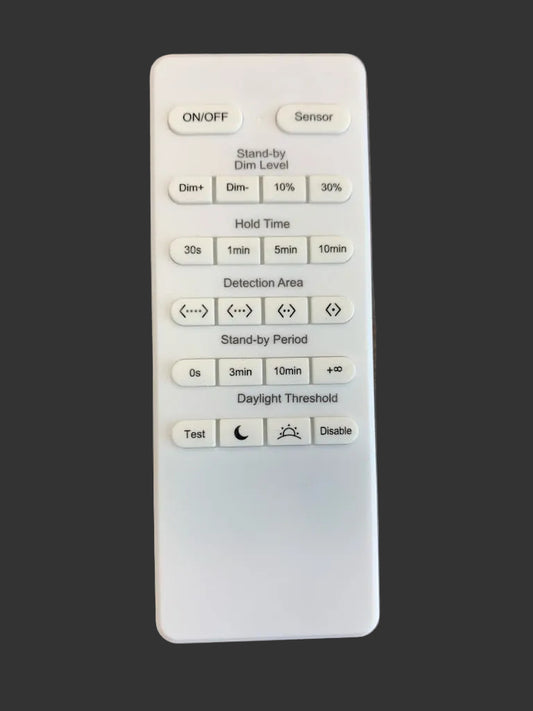 Remote for Motion-Sensor LED Wraparound -NX-RAL-435-40W-SENSOR-REMOTE