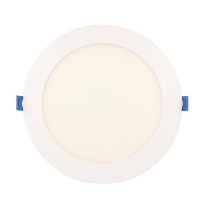 Panneau mince rond 8 po 18 W 1260 lm blanc gradable