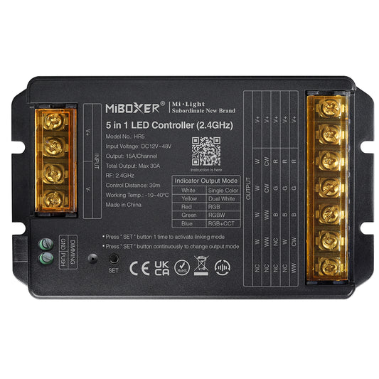 HR5 5-in-1 LED controller, 2.4GHz, 30A